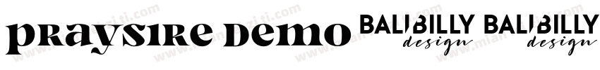 Praysire Demo字体转换